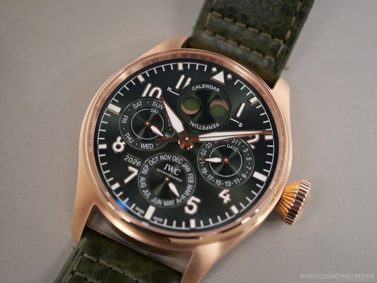 Insider: IWC Big Pilot's Perpetual Calendar ProSet Gold and Olive